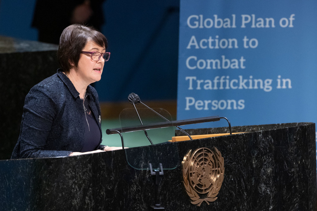 Siobhán Mullally, Special Rapporteur on Trafficking in Persons, especially women and children, one the UN independent human rights experts calling for more accountability for the alleged trafficking victims in the Epstein files.